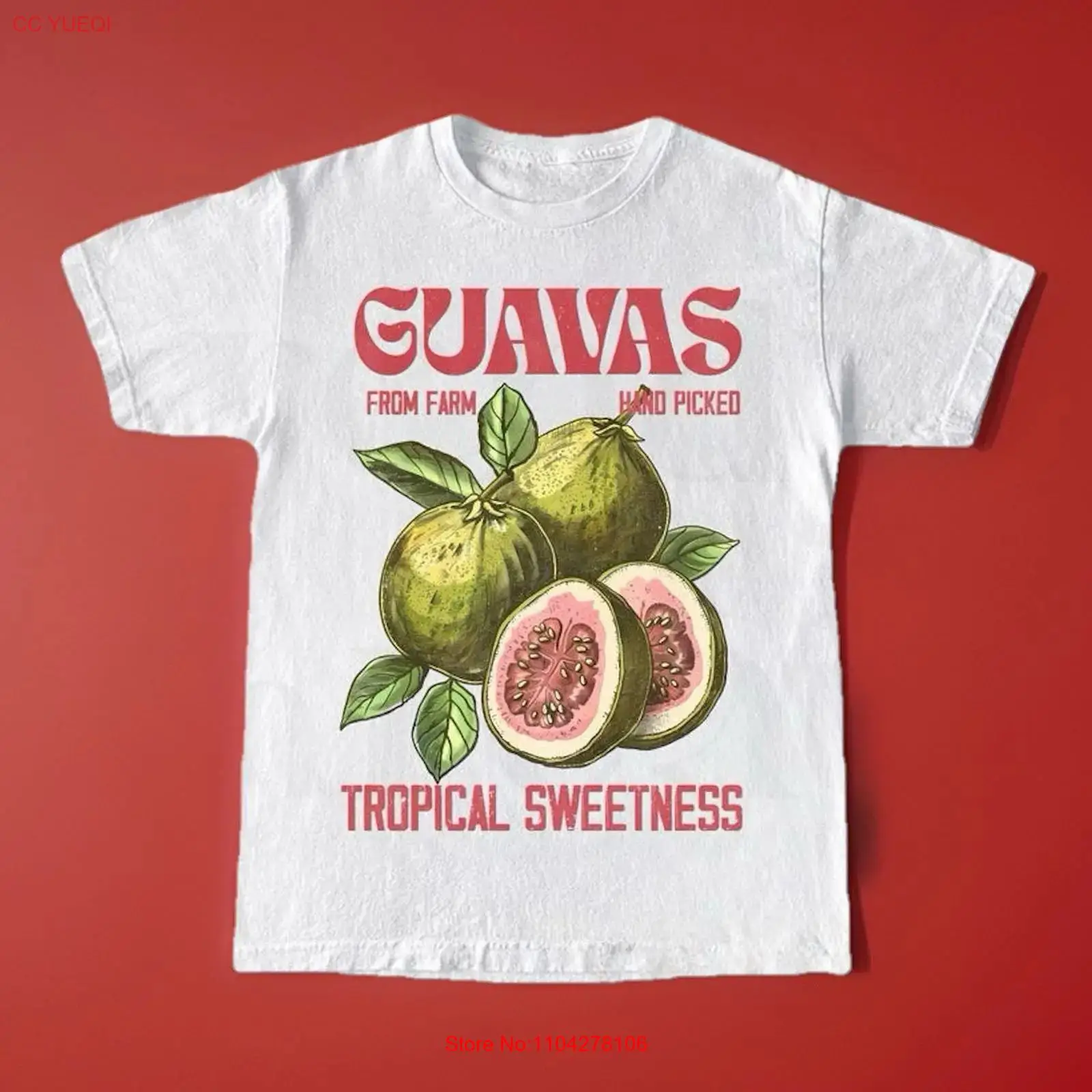 Commercial Shirt Printing - Camiseta Retro Comercial Guavas Nueva S-5XL
