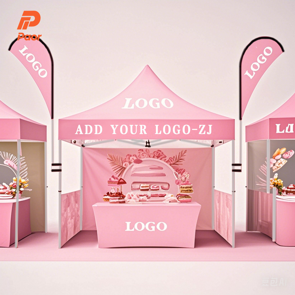 Commercial Printing Logo - Carpa de aluminio personalizada para ferias