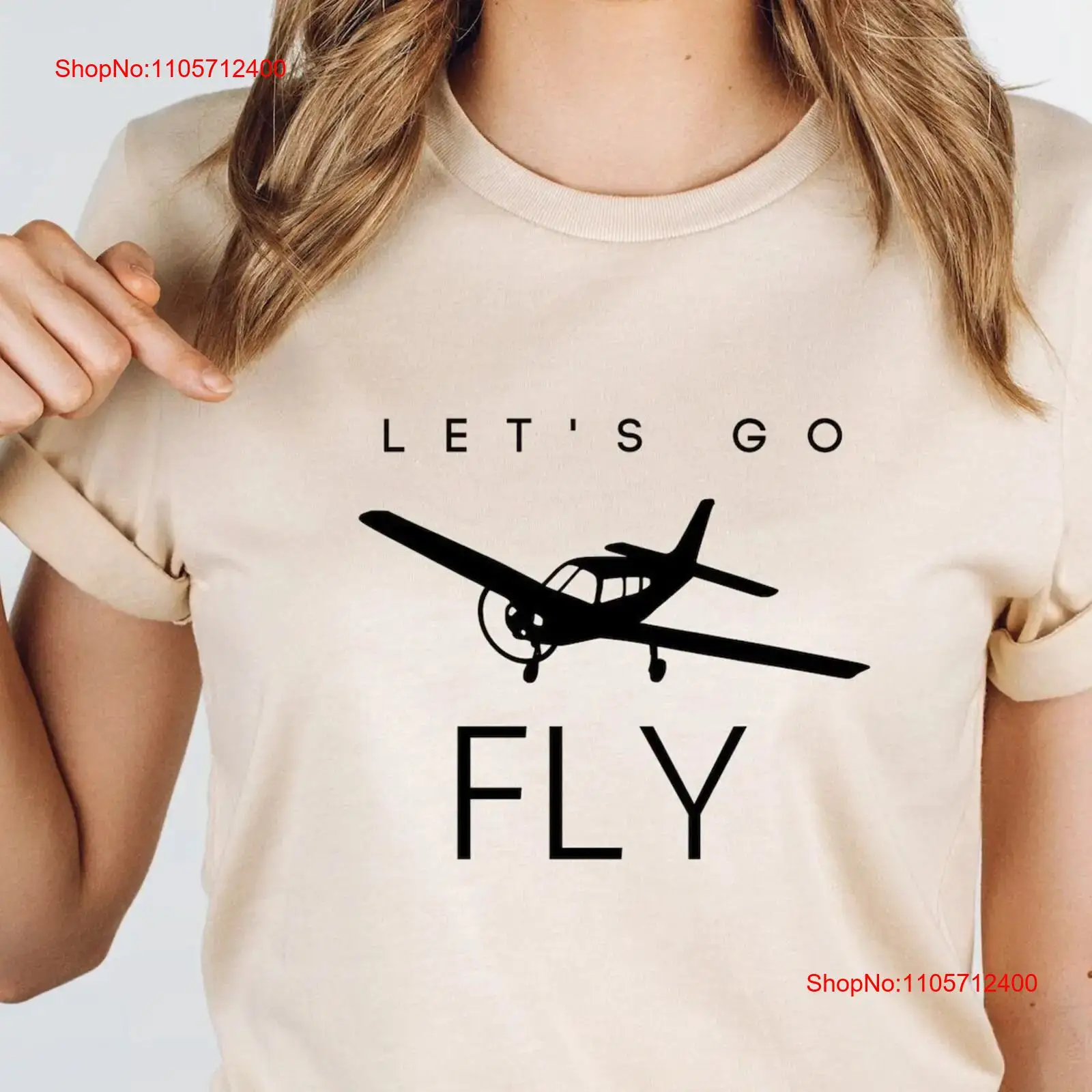 Commercial Shirt Printing - Camiseta de Aviación con Diseño de