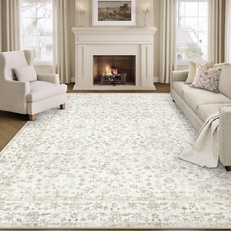Printing On Commercial - Alfombra Vintage con estampado bohemio para