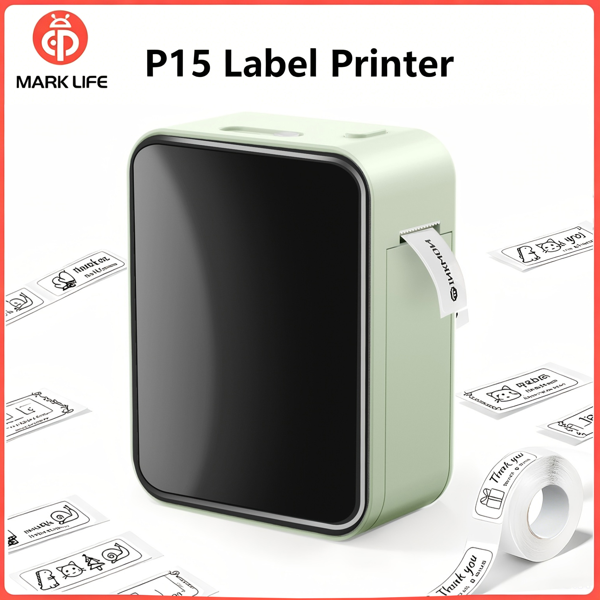 Commercial Printing Network - Impresora portátil Marklife P15, impresora de