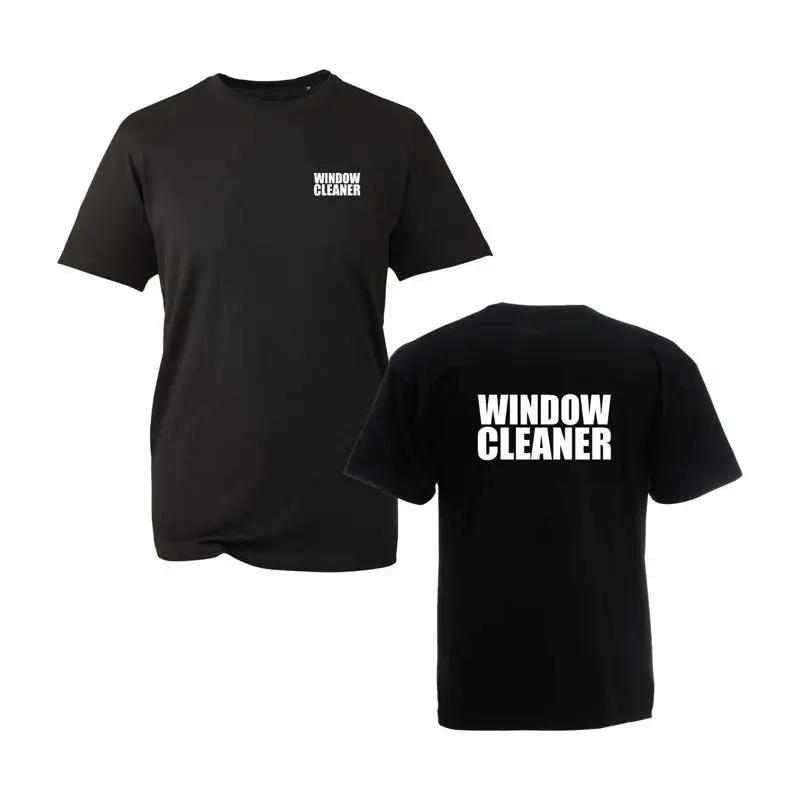 Commercial Window Printing - Camiseta con estampado de limpiador de