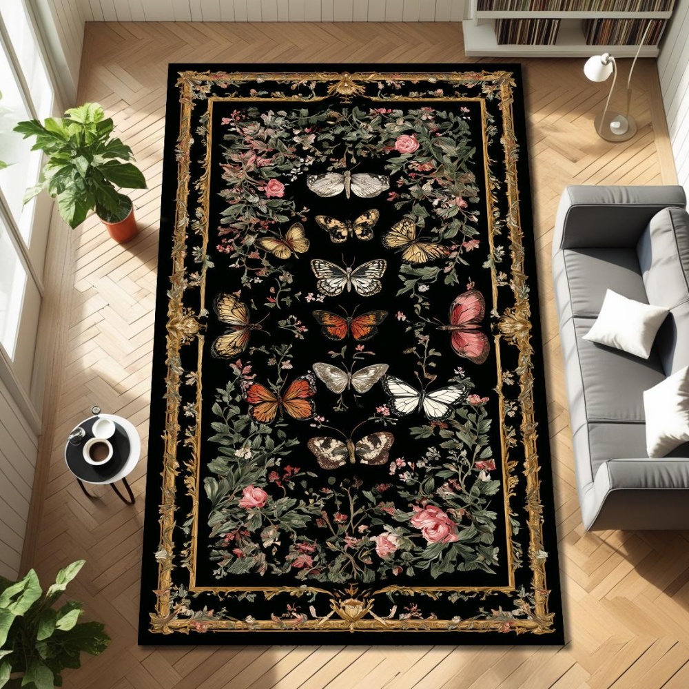 Commercial Window Printing - Alfombra grande con estampado artístico de
