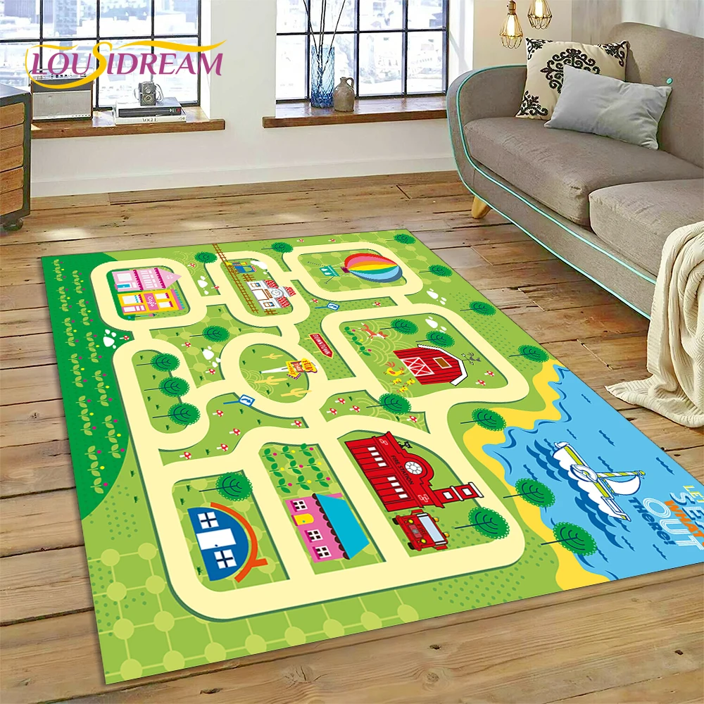 Alfombra de juego para niños c - Commercial Road Printing reseña y precio