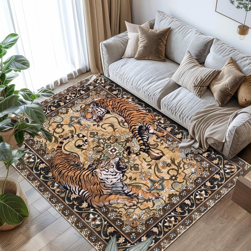 Alfombra nórdica Retro con dis - Printing On Commercial reseña y precio