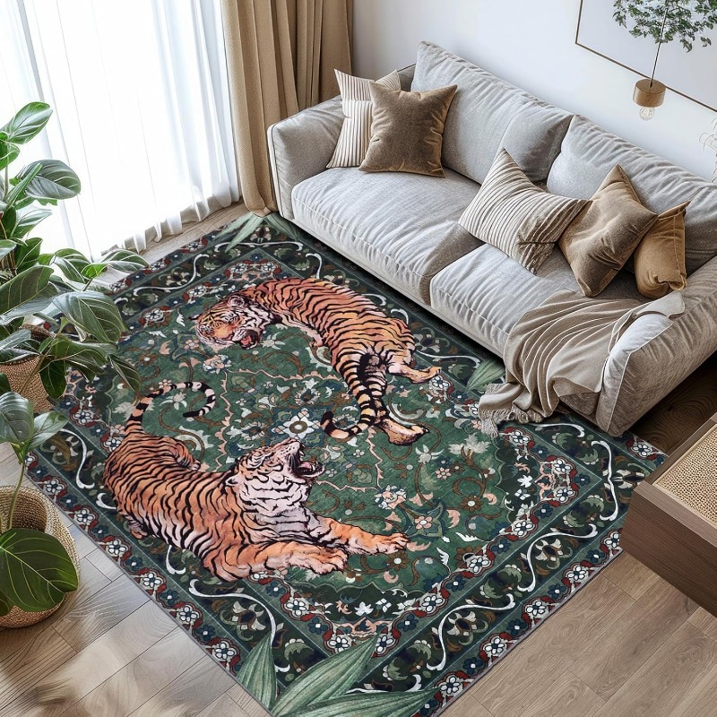 Alfombra nórdica Retro con dis - Printing On Commercial reseña y precio