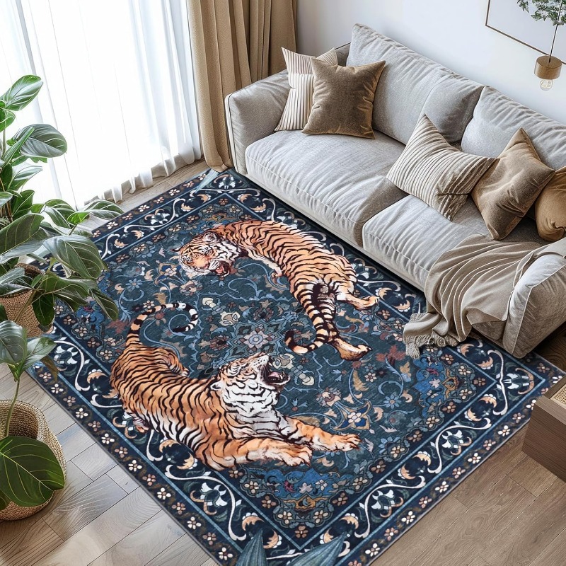 Alfombra nórdica Retro con dis - Printing On Commercial reseña y precio