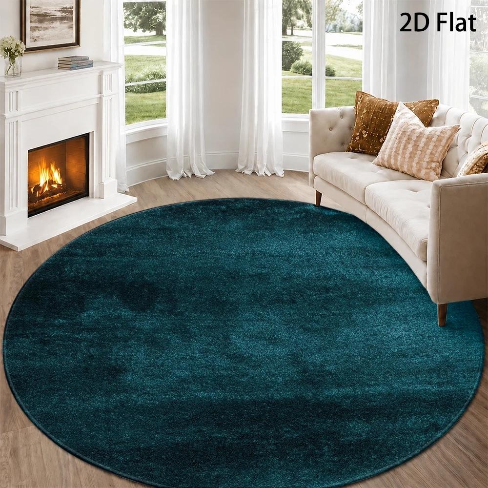 Alfombra redonda con mapa de l - Commercial Road Printing reseña y precio