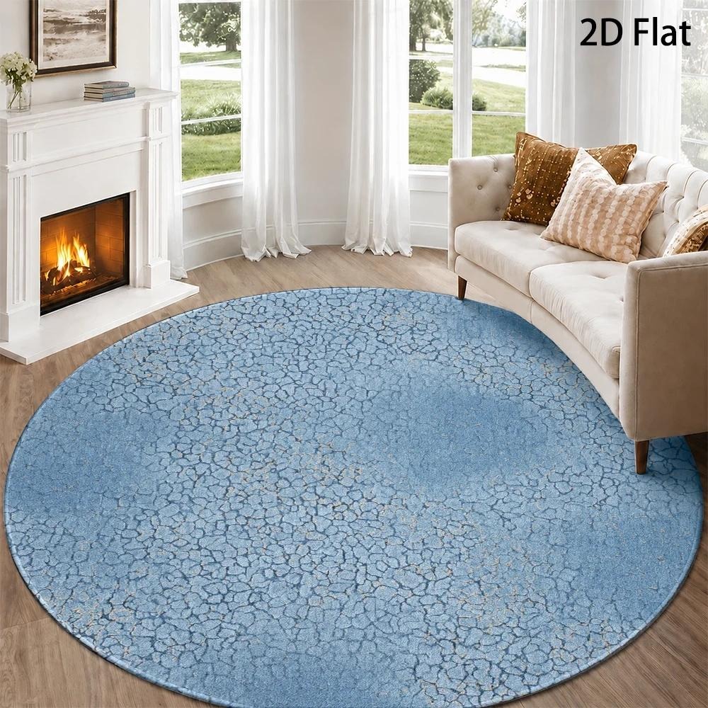 Alfombra redonda con mapa de l - Commercial Road Printing reseña y precio