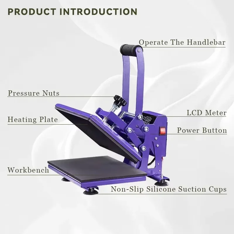 Máquina de Prensa de Calor 8 e - Commercial Grade Printing Press reseña y precio