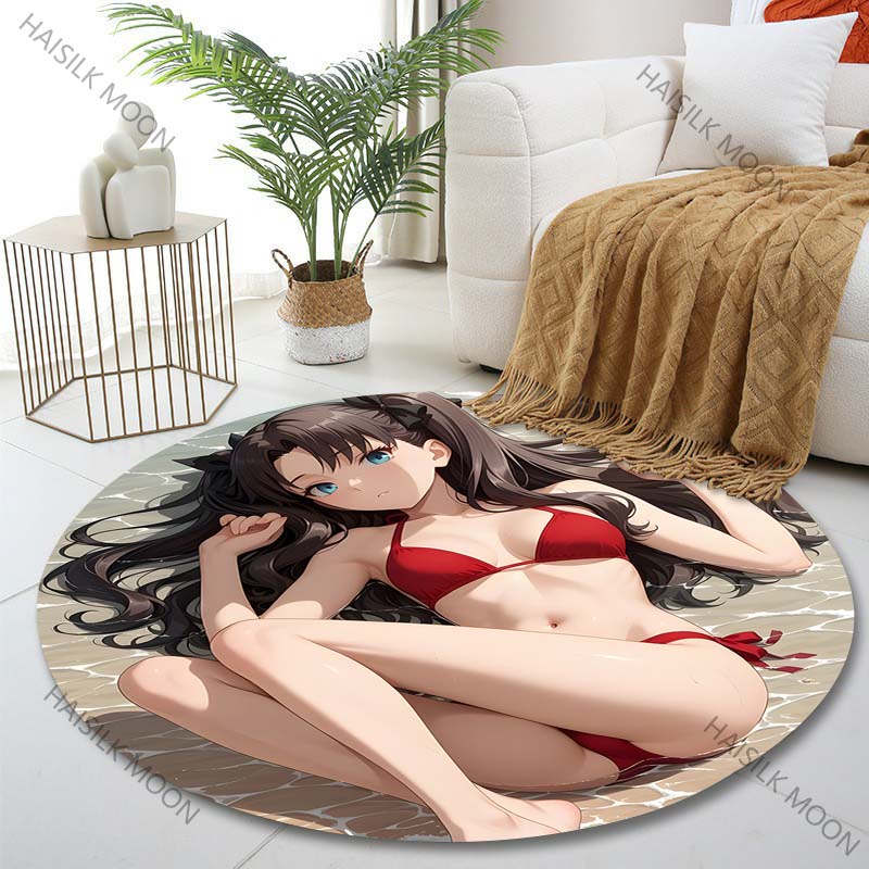 Alfombra redonda con estampado - Printing On Commercial reseña y precio