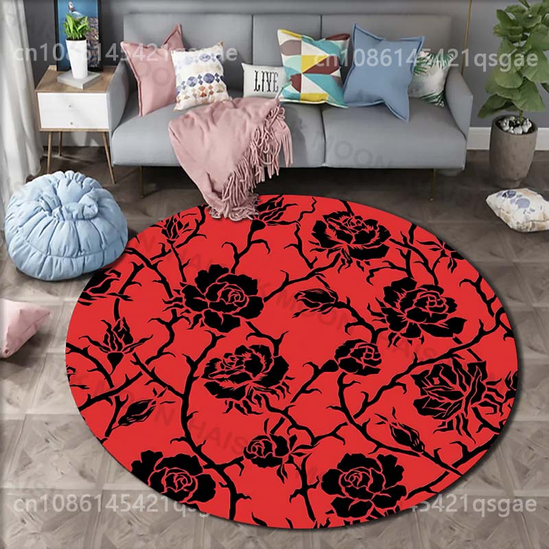 Alfombra redonda con estampado - Printing On Commercial reseña y precio