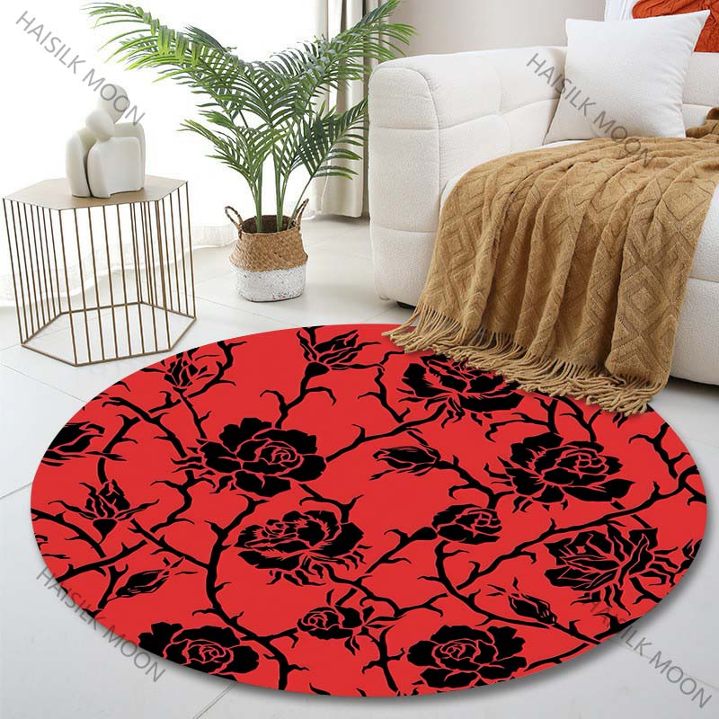 Alfombra redonda con estampado - Printing On Commercial reseña y precio