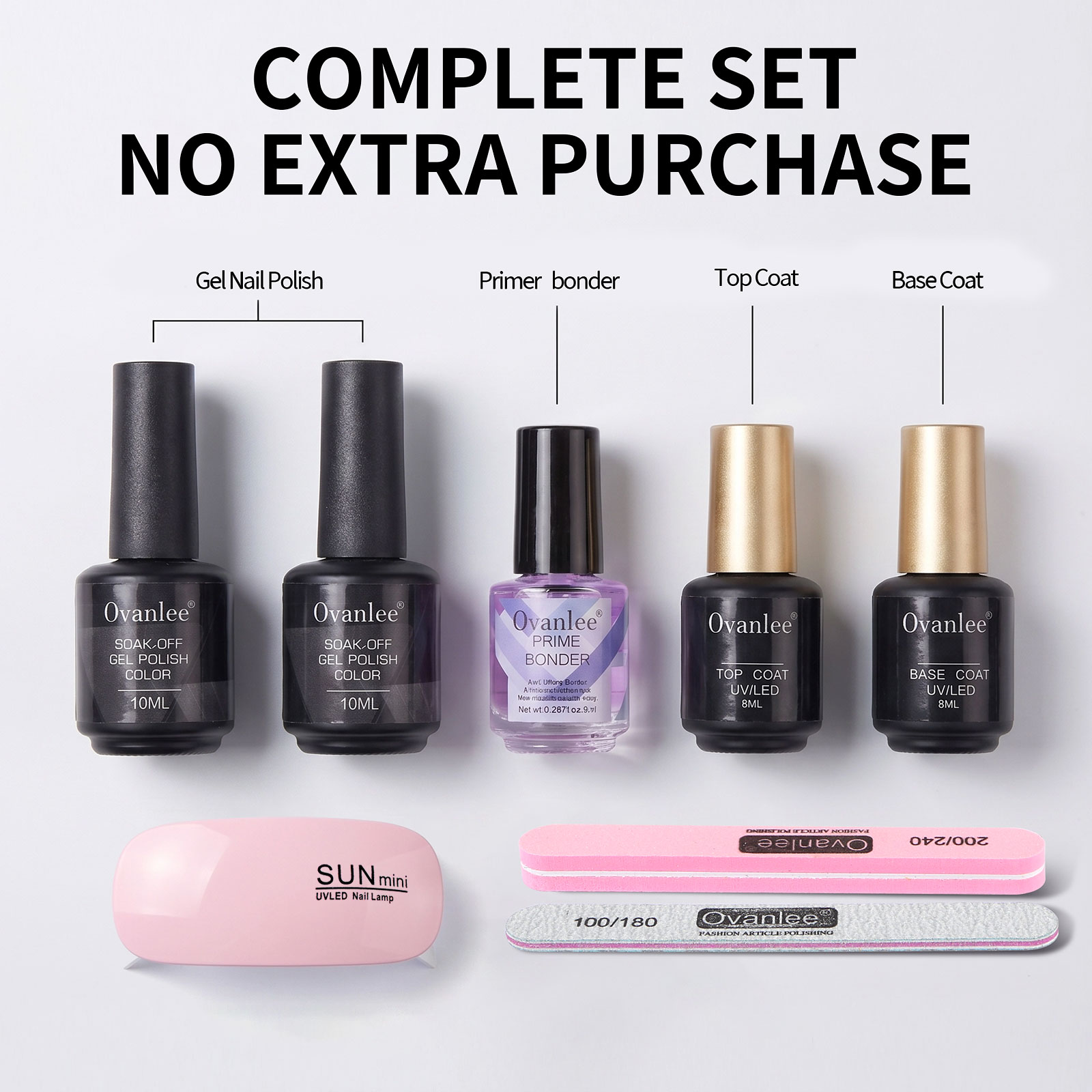 Kit de Esmalte de Uñas en Gel  - Exposure Unit Uv reseña y precio
