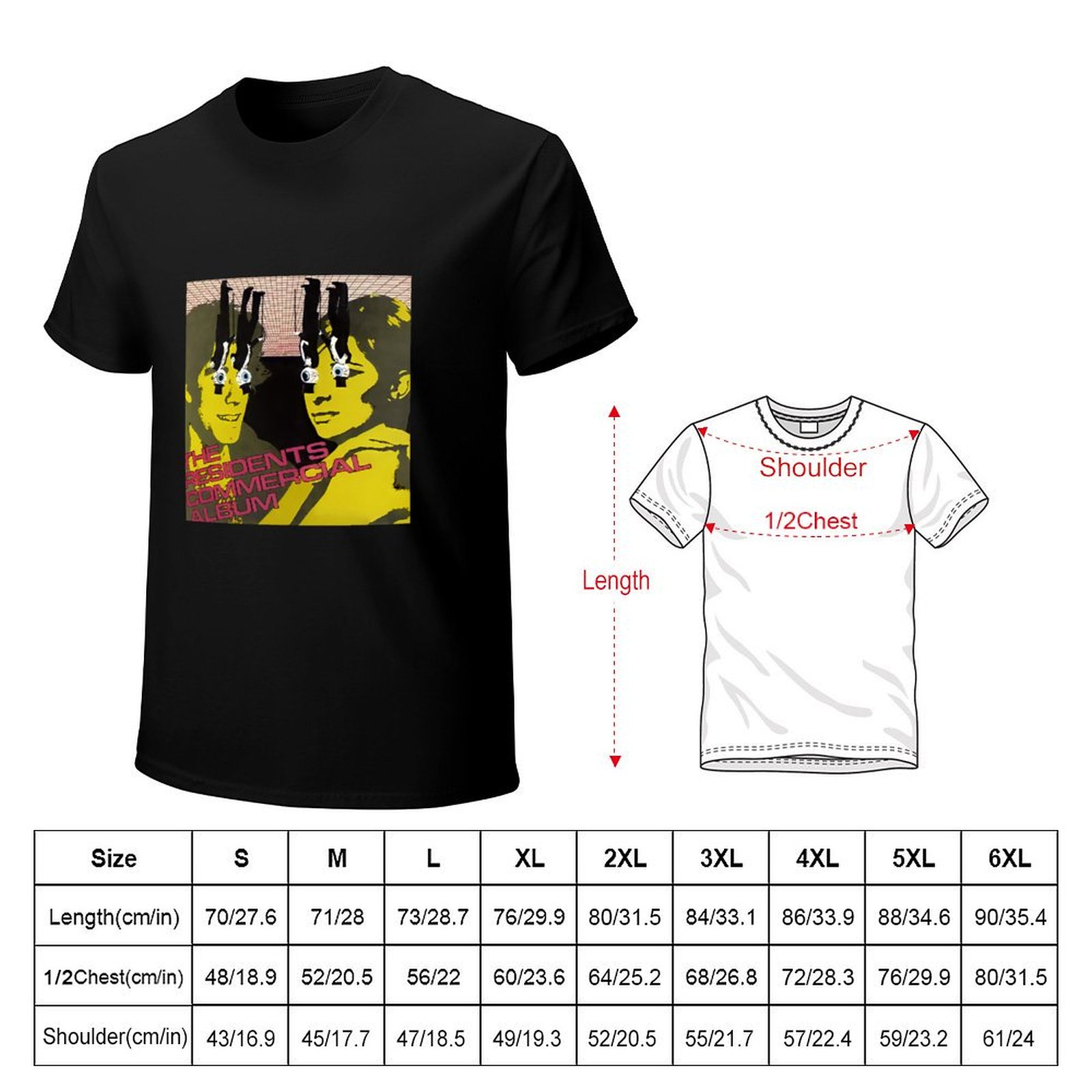The Residents - Camiseta del á - Commercial Shirt Printing reseña y precio