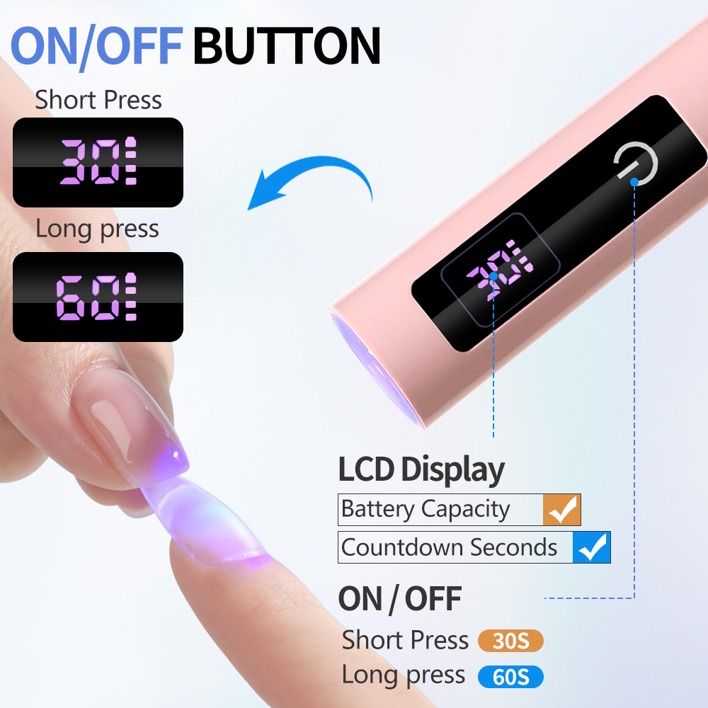 Lámpara táctil UV LED para uña - Exposure Unit Uv reseña y precio