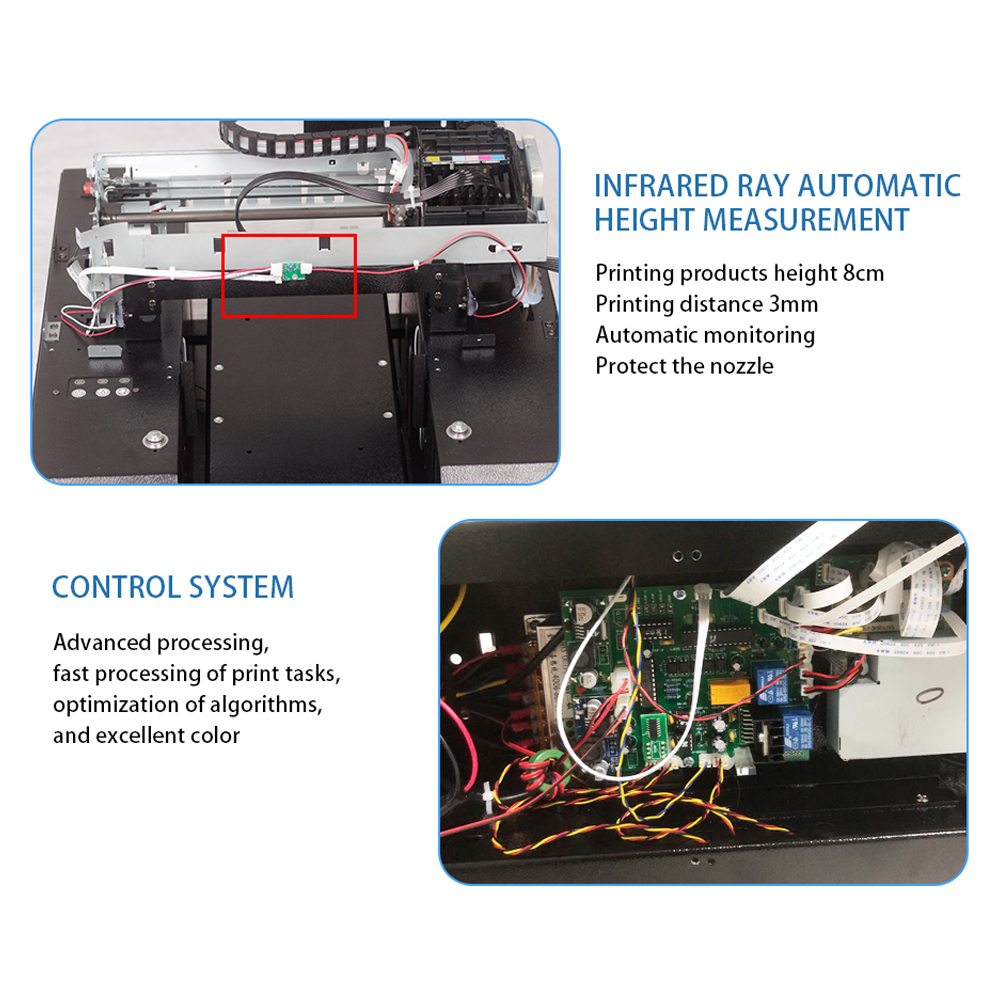 Impresora UV A4 para cubierta  - Commercial Uv Printing Machine reseña y precio