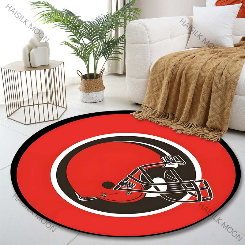 Alfombra redonda con estampado - Commercial Printing Logo reseña y precio