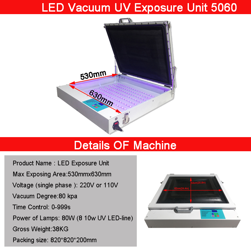 Unidad de Exposición UV LED al - Commercial Uv Printing Machine reseña y precio