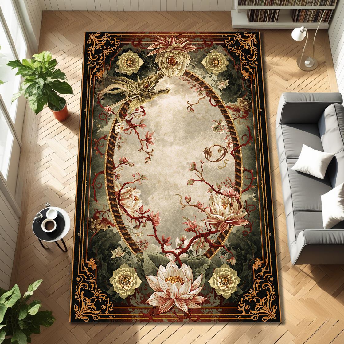 Alfombra grande con estampado  - Commercial Window Printing reseña y precio