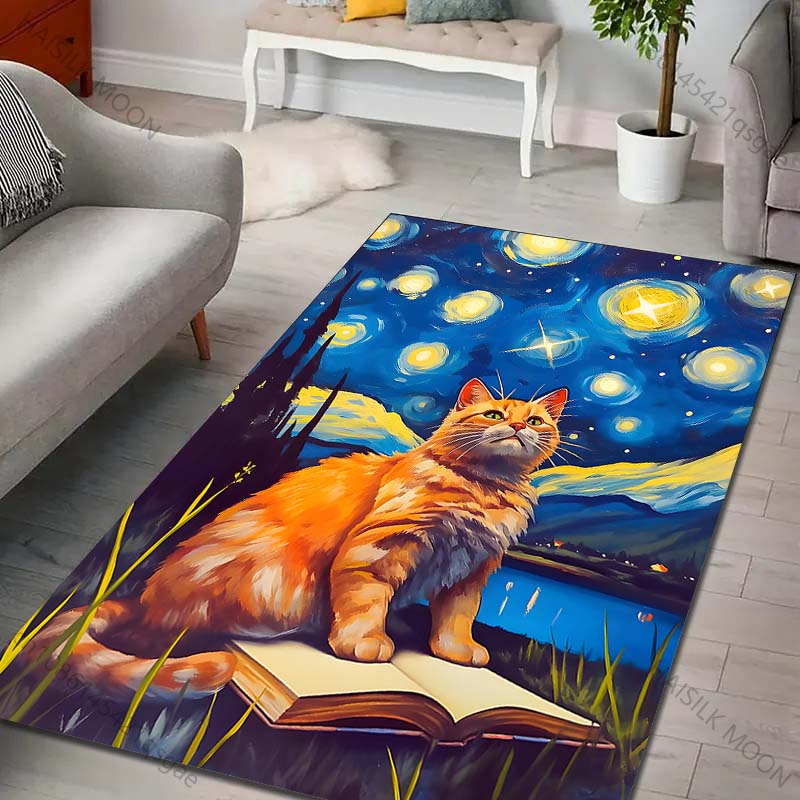 Alfombra con estampado de gato - Printing On Commercial reseña y precio
