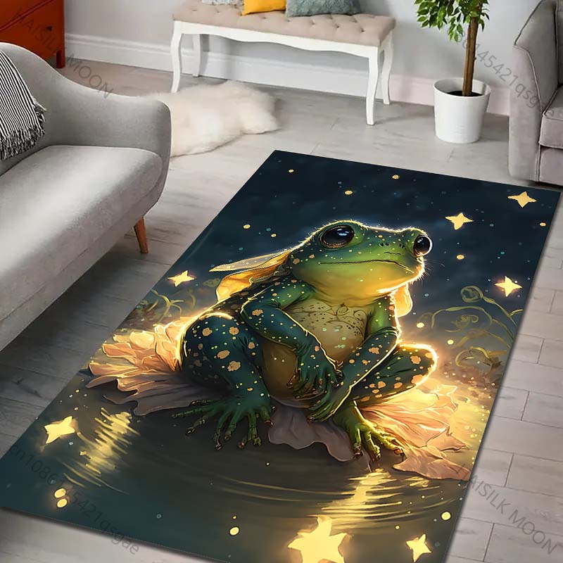 Alfombra con estampado de rana - Printing On Commercial reseña y precio