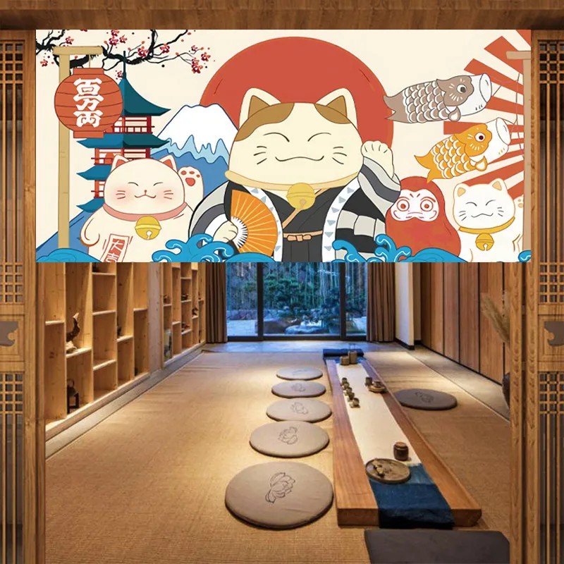 Cortina Japonesa Noren VIKAMA  - Commercial Window Printing reseña y precio
