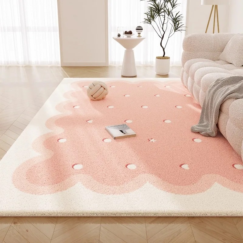 Alfombra Rosa Dulce para Sala  - Printing On Commercial reseña y precio