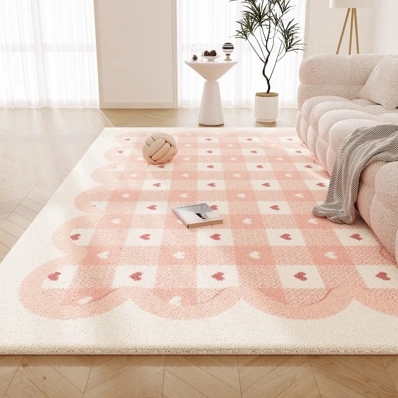 Alfombra Rosa Dulce para Sala  - Printing On Commercial reseña y precio
