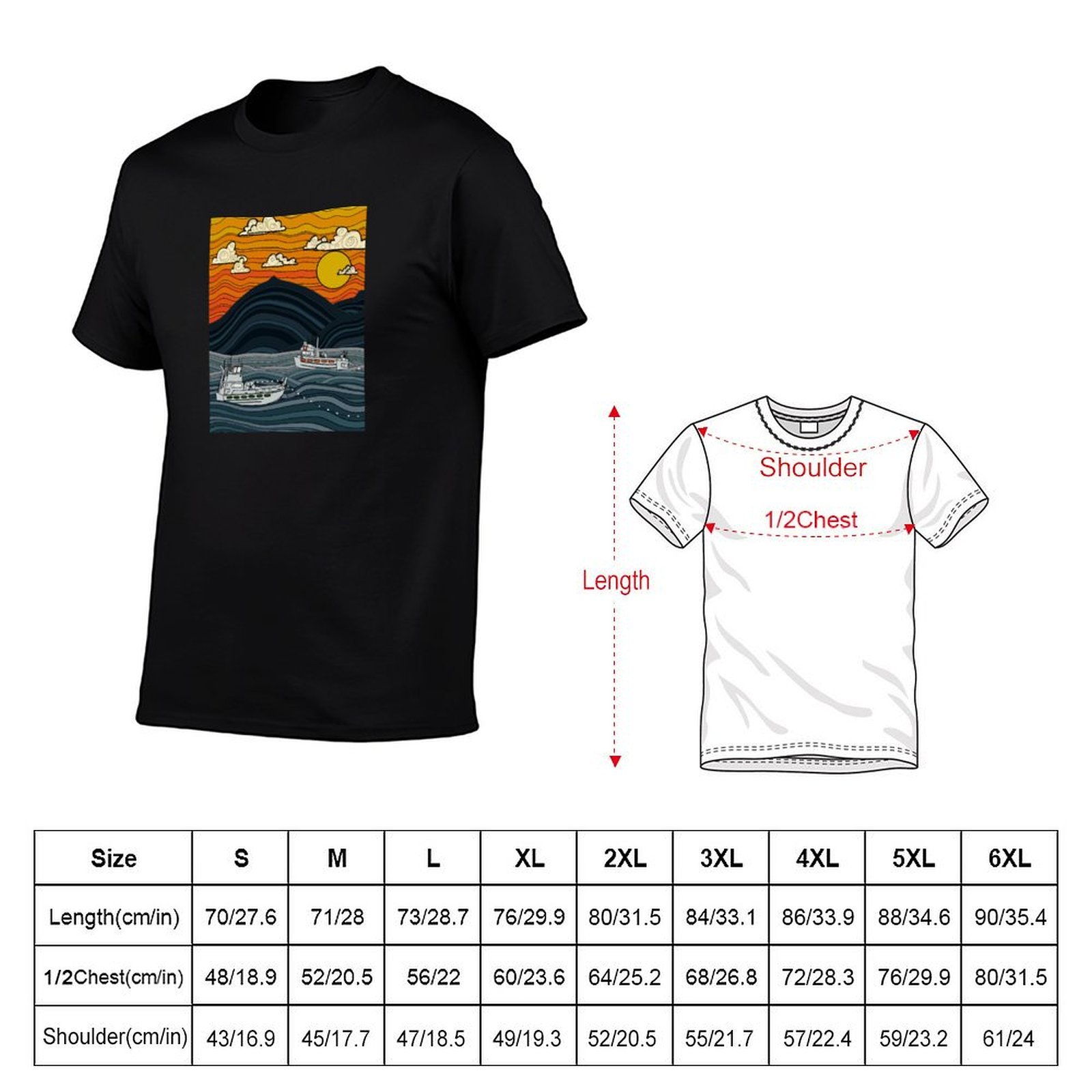 Camiseta de Pesca Comercial, R - Commercial Shirt Printing reseña y precio