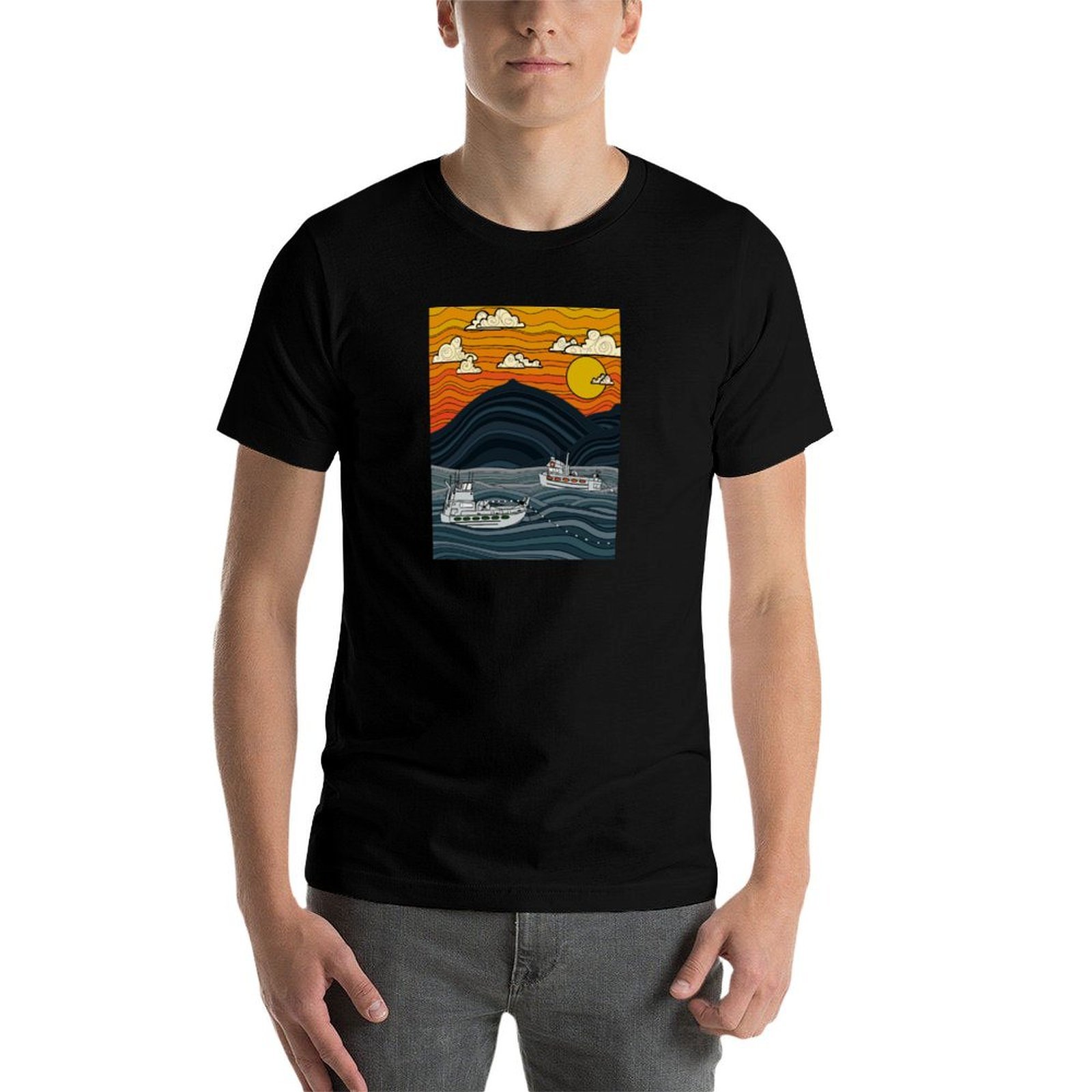 Camiseta de Pesca Comercial, R - Commercial Shirt Printing reseña y precio